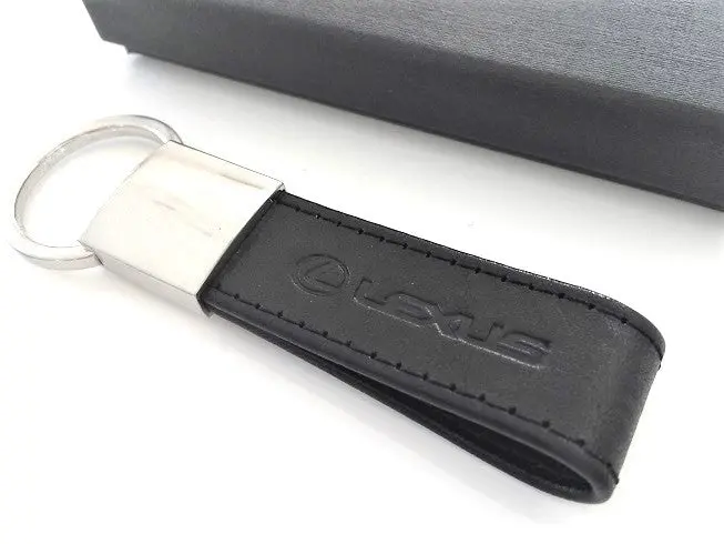 Lexus Premium Leather Loop Keyring 1
