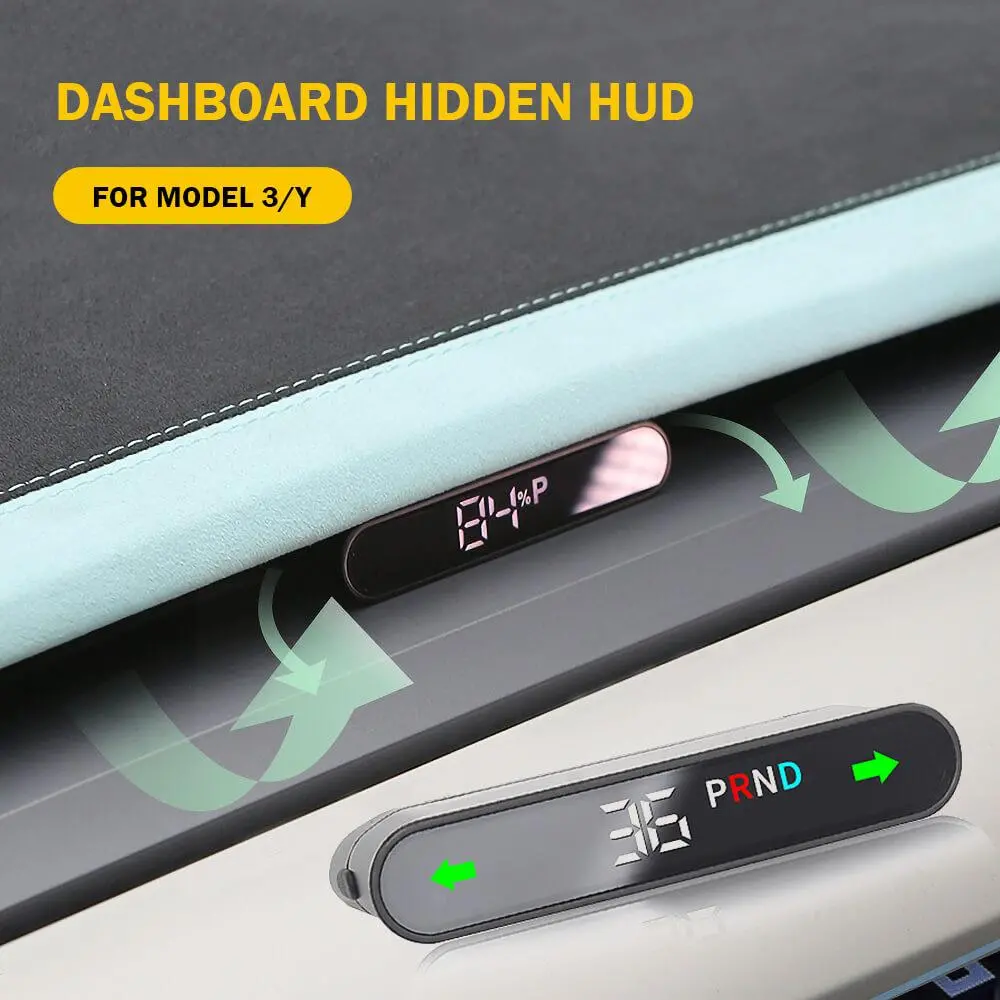 Dashboard Hidden Speedometer For Tesla Model 3/ Y 1