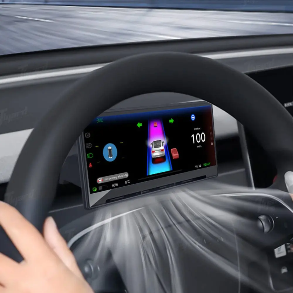 F9 9 Inches Touch Instrument Cluster Carplay For Model 3 & Y Highland Juniper 1