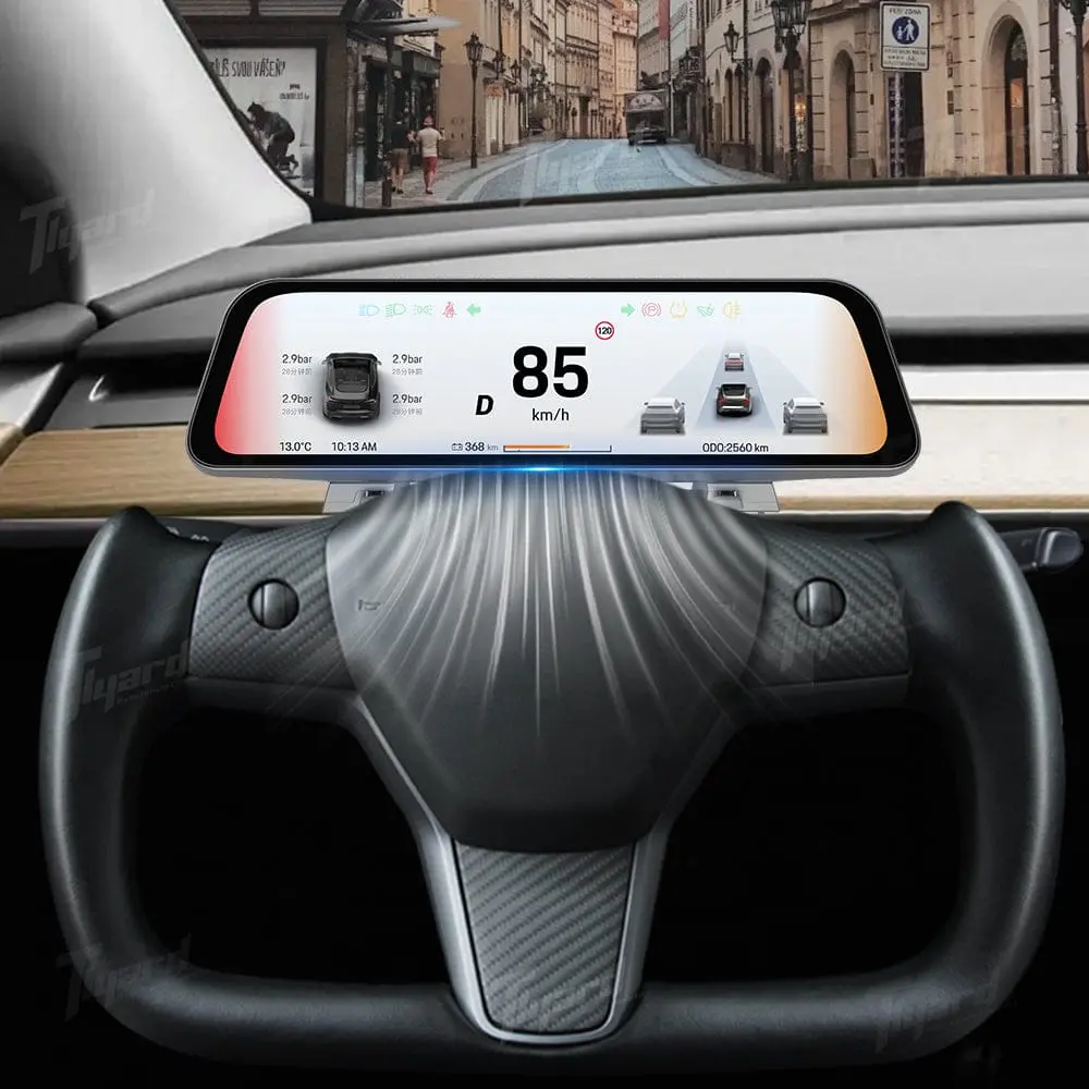Tlyard T15pro 9.6-Inch Gen 3 Instrument Cluster Touchscreen Head Up Display For Model 3/3 Highland & Model Y/2026 Model Y Juniper 1