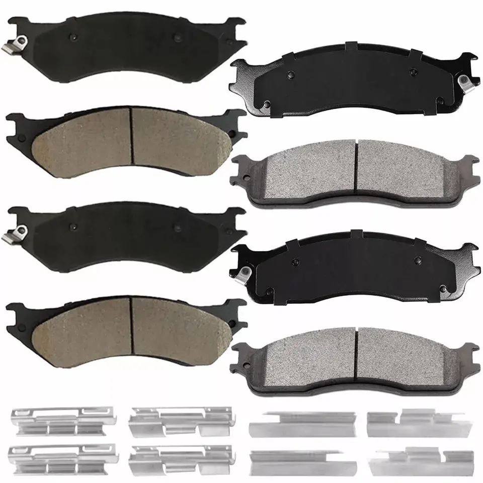 Dodge Ram 2500 Brake Pads 2005 - 2008 - Front & Rear - Bpd965-Bpd702 1