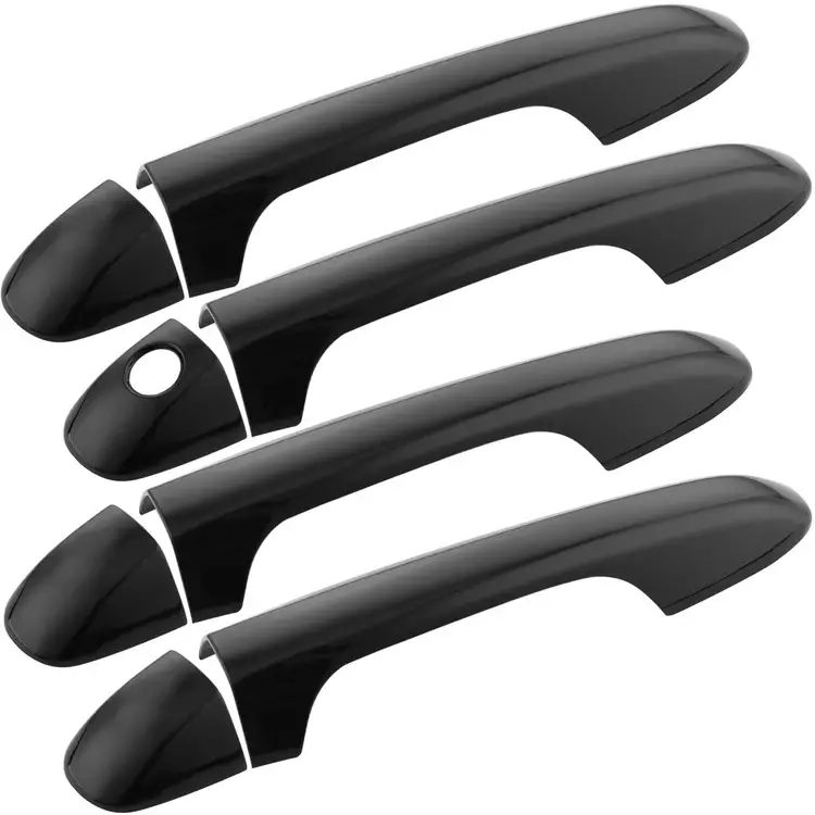 Toyota Tacoma Door Handle Covers - Glossy Black Trim (2016-2021) 1