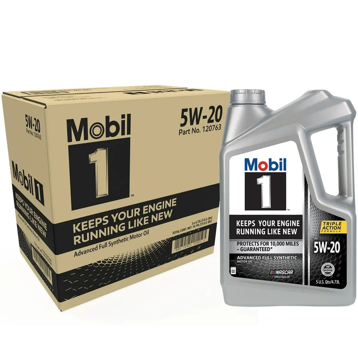 Mobil 1™ Advanced Full Synthetic 5W-20 Mob103008 Qt / Mob120763 Gl 4