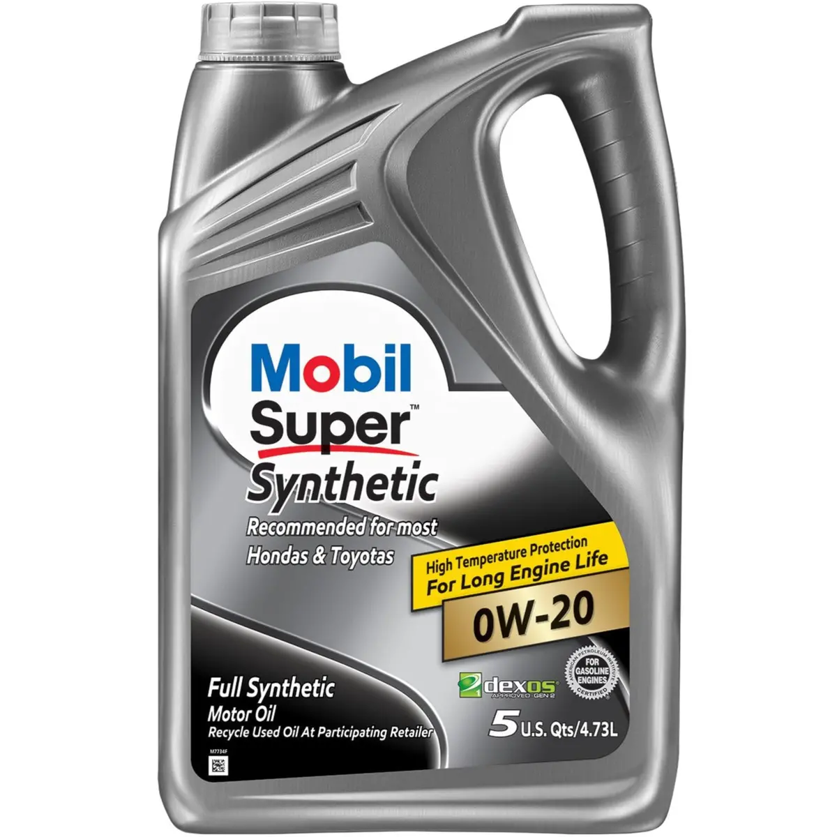 Mobil Super™ Synthetic 0W-20 Mob123085 Qt / Mob123087 Gl 4