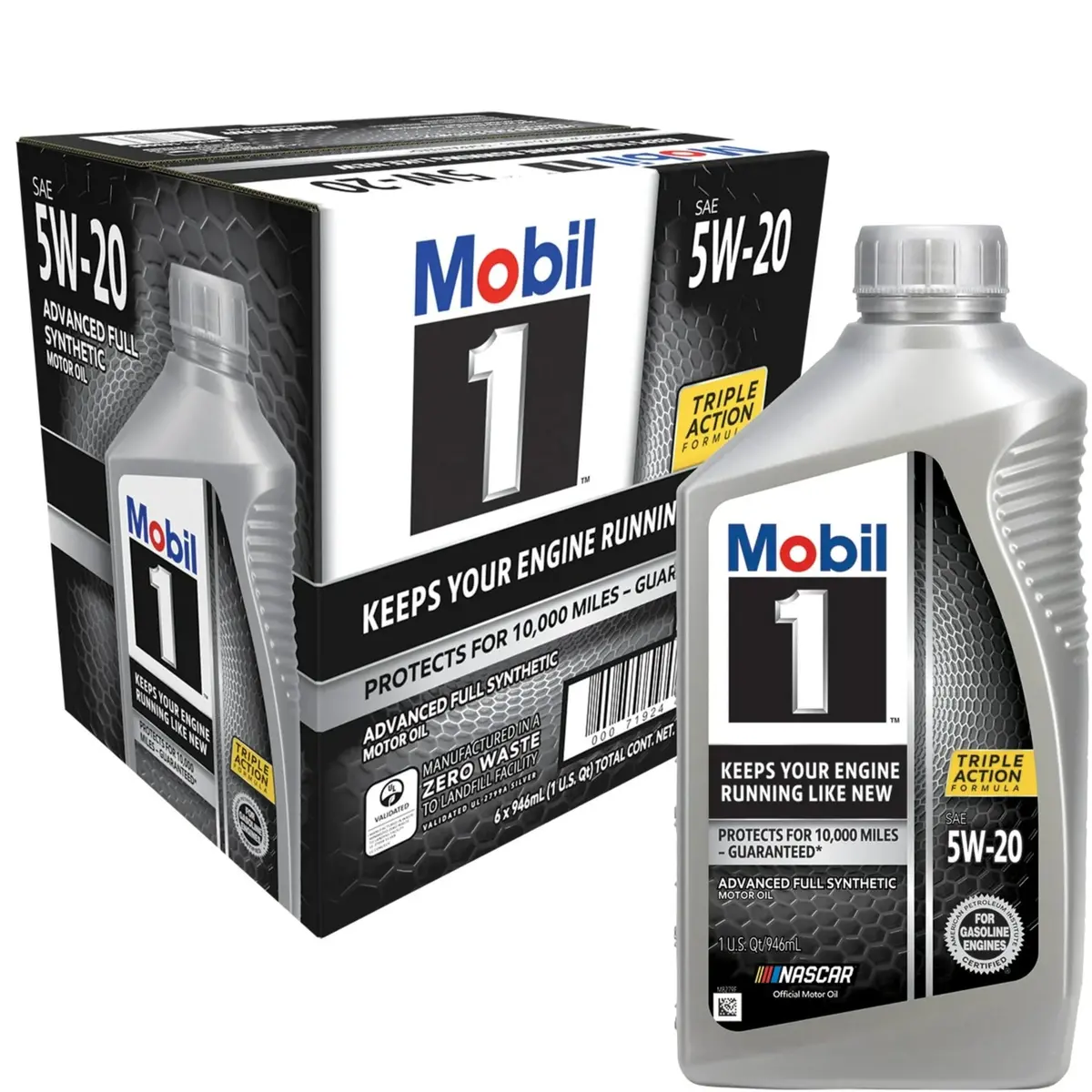 Mobil 1™ Advanced Full Synthetic 5W-20 Mob103008 Qt / Mob120763 Gl 3