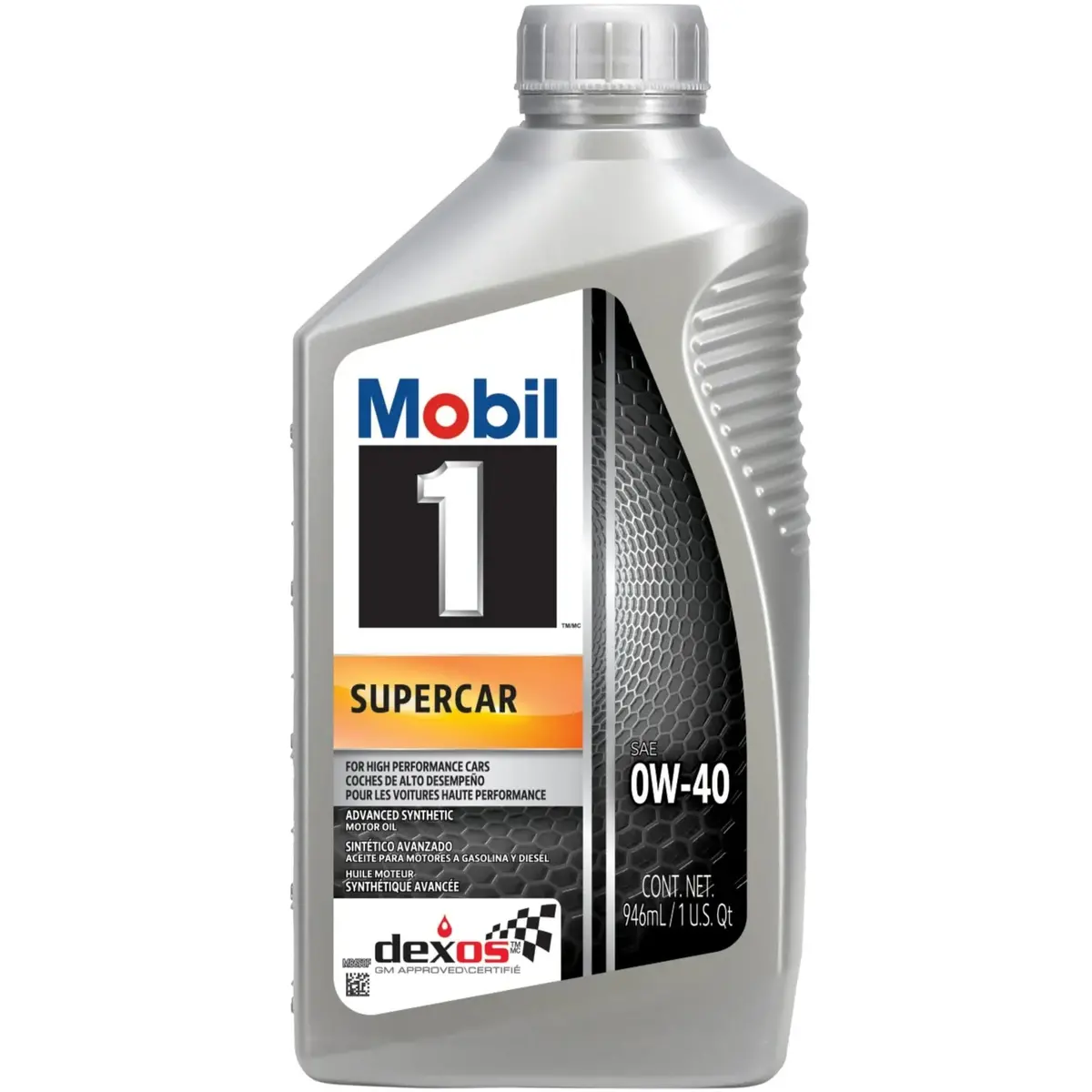 Mobil 1™ Supercar 0W-40 Mob126870 Qt 1