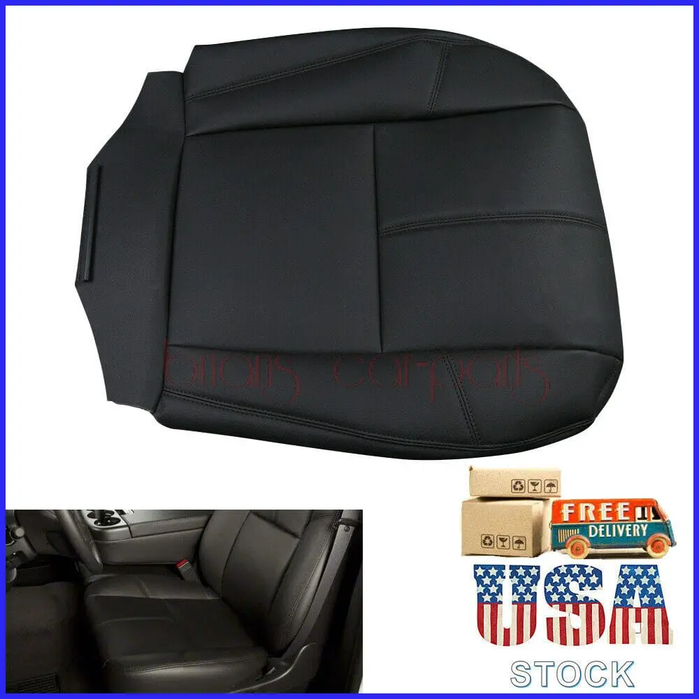 Driver Bottom Seat Cover Fit For Silverado 1500 2500Hd Gmc Tahoe 07-13 1