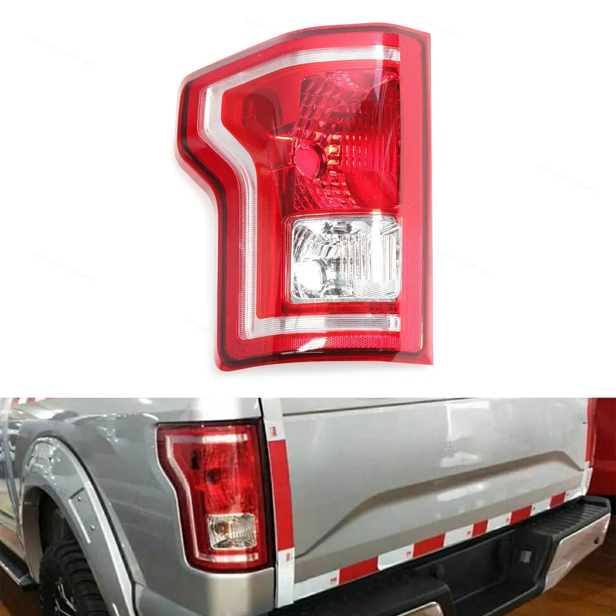 Driver Side Halogen Tail Lights Lamps Fit For Ford F-150 Ssv Xl Xlt Pickup 15-17 1