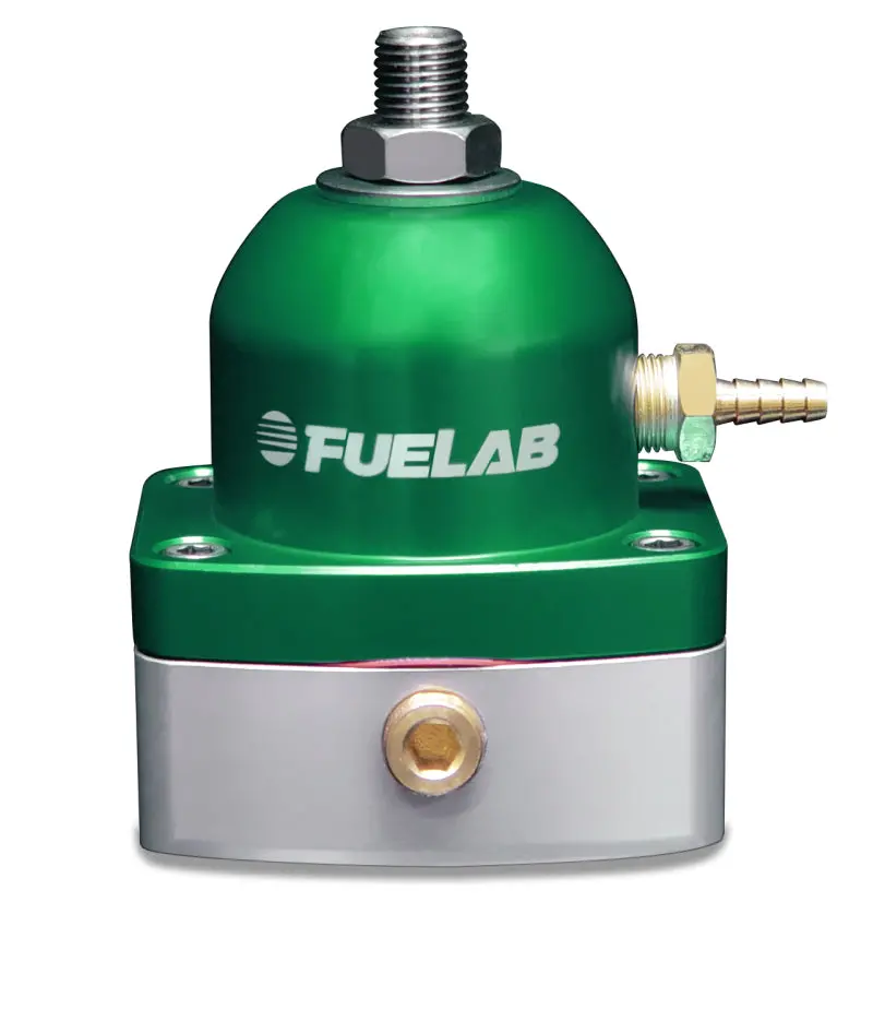 Fuelab 515 Adjustable Efi Fuel Pressure Regulator – Green Anodized, 90–125 Psi, Dual -6An Inlets & Single -6An Return 1