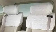 Genuine Lexus Japan 2024-2025 Lm Premium Embroidered Lace Half Seat Cover Set For Second-Row Seats 1