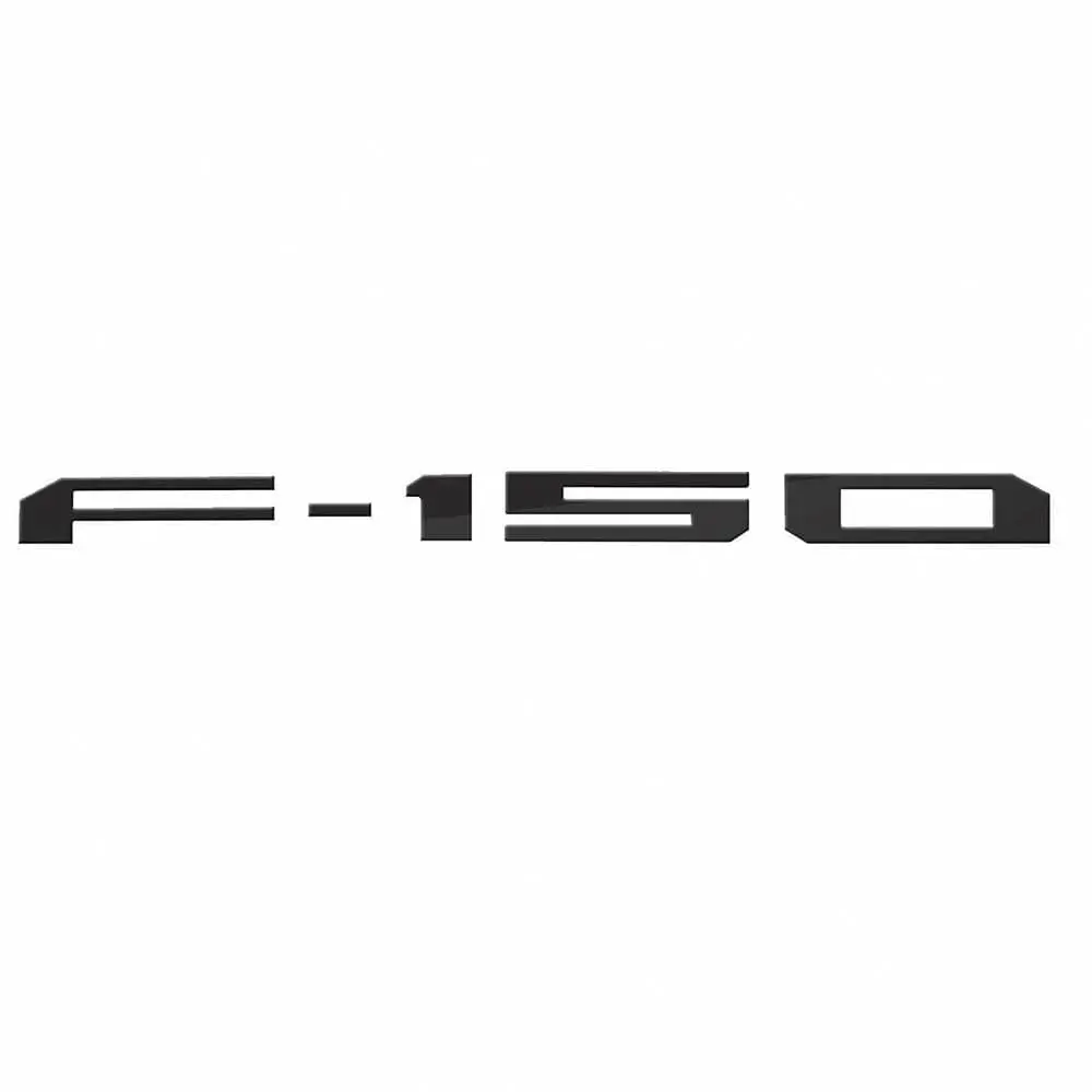 Ford F-150 Emblem Rear Tailgate Inserts Letters Black 1