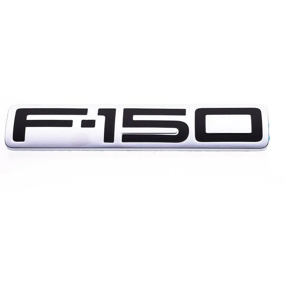 Ford F-150 Emblem Tailgate - 4L3z-16720-Aa Chrome Black 1