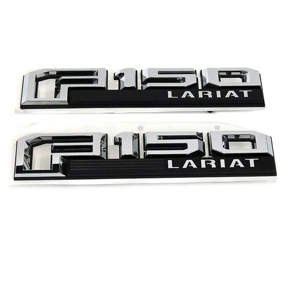 Ford F-150 Lariat Emblem Fl3z-16720-F - Fender Side Badge Kit 1