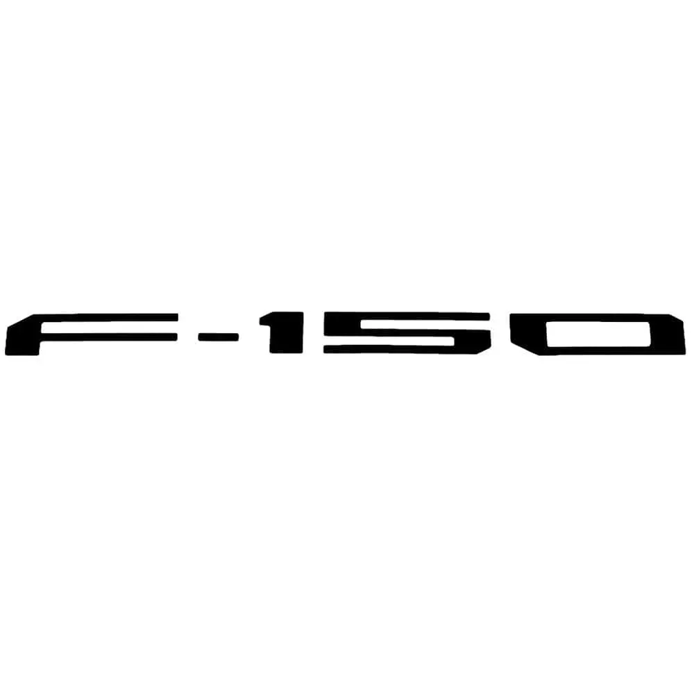 Ford F-150 Tailgate Letters Insert - Matte Black Emblem Decal For Rear Truck 1