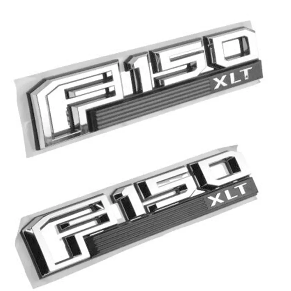 Ford F-150 Xlt Fender Emblem Chrome ‎Fl3z-16720-D 1