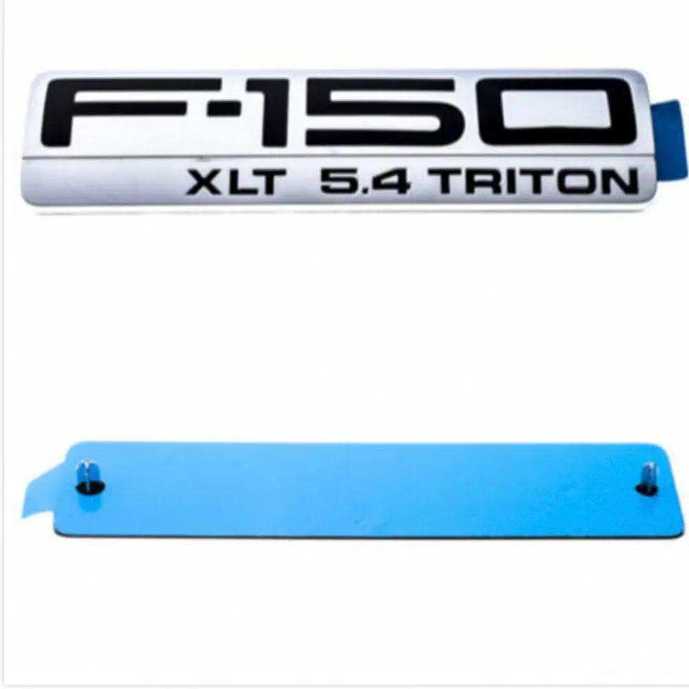 Ford F-150 Xlt Triton 5.4 Fender Emblem - Chrome Badge For Truck Side 1