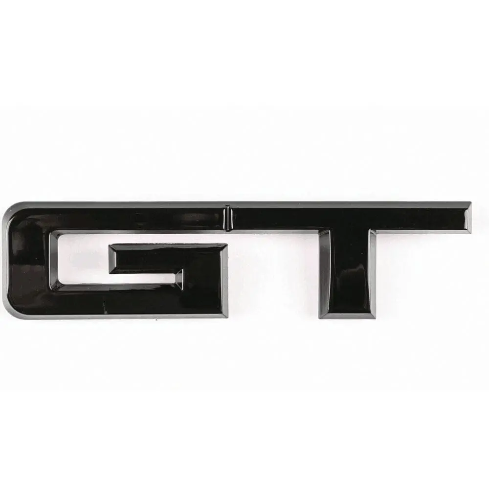 Ford Mustang Gt Emblem Rear Tailgate Gloss Black Fl-Em0005gt 1