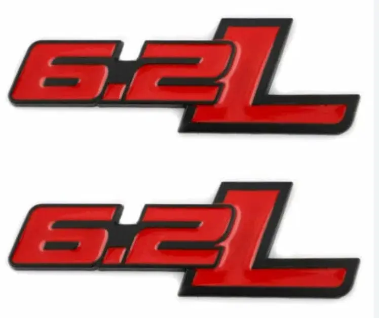 Ford Raptor F150 6.2L Rear Emblem Red And Black 1