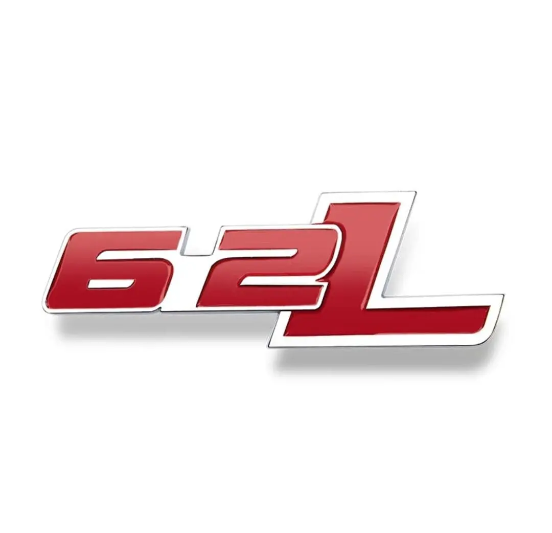 Ford Raptor F150 6.2L Rear Emblem Red And Silver 1