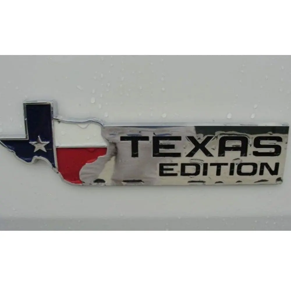 Ford Texas Edition Emblem - Universal Stick-On Badge For F-150/F-250/F-350 Xl 1
