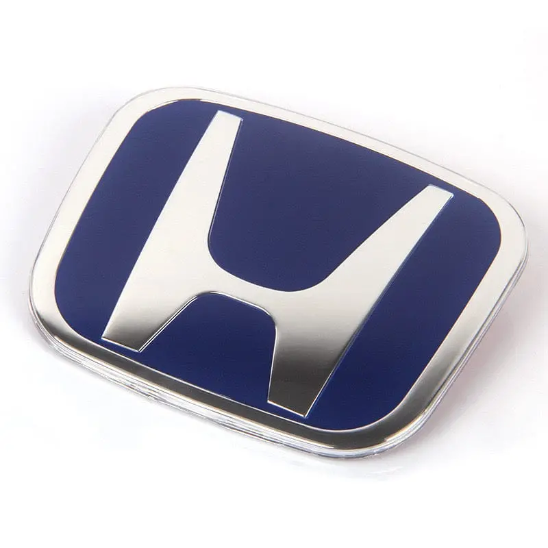 Honda Emblem - Civic Accord Crv Odyssey 75700-Snw-J01, Blue 1