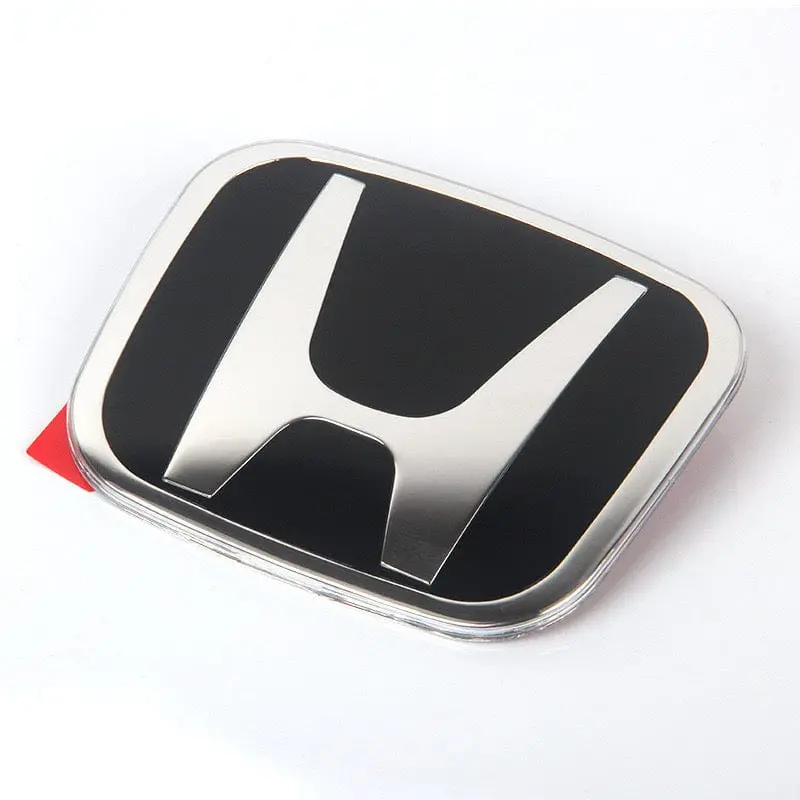 Honda Emblem - Civic Fit 75700-Snw-003, Black 1