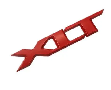Xlt Ford F150 Raptor Rear Emblem Red 1
