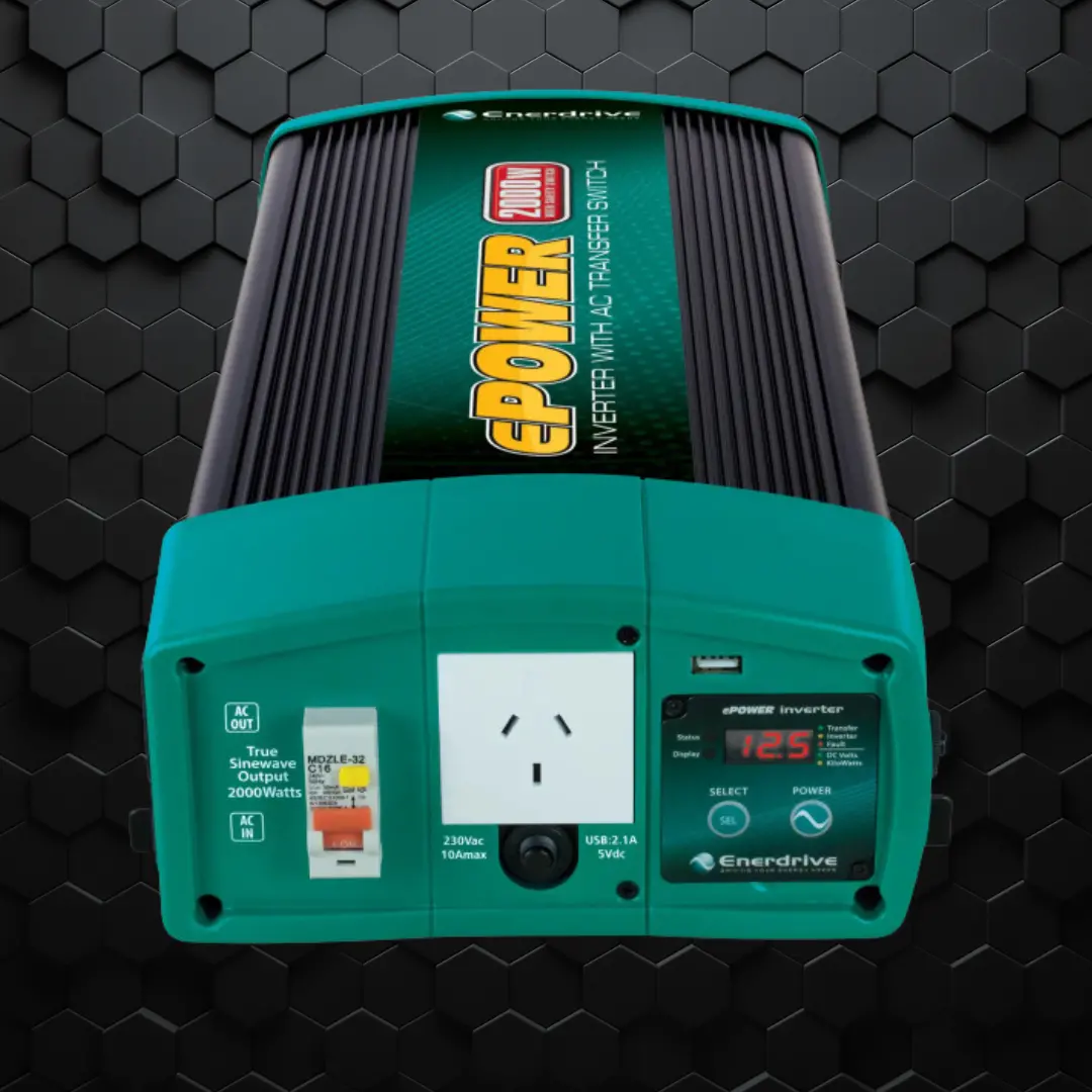 Enerdrive | Epower 2000W | 12V Pure Sine Wave Inverter | En1120s-X 1