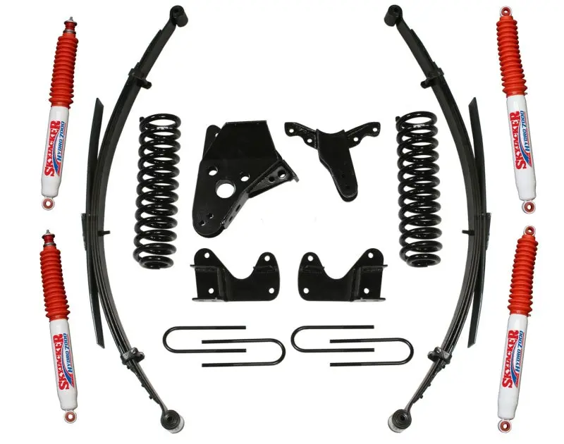 Skyjacker 4-Inch Lift Kit With Heavy-Duty Brackets For 1983–1997 Ram 4Wd Trucks 1