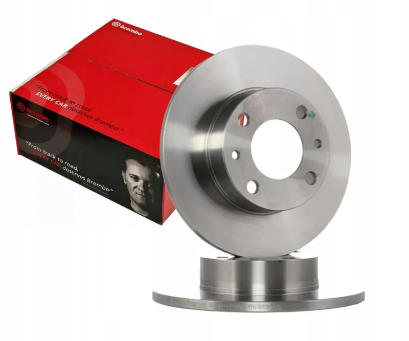 Brembo Premium Rear Brake Rotors For 2010–2013 Audi A3/A3 Quattro & 2015–2018 A3 Quattro (Uv-Coated, Oe Equivalent) 1