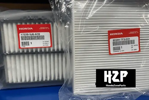 Honda Air Filter & Cabin Air Filter 17220-5J6-A10, 80291-Tf3-E01 1