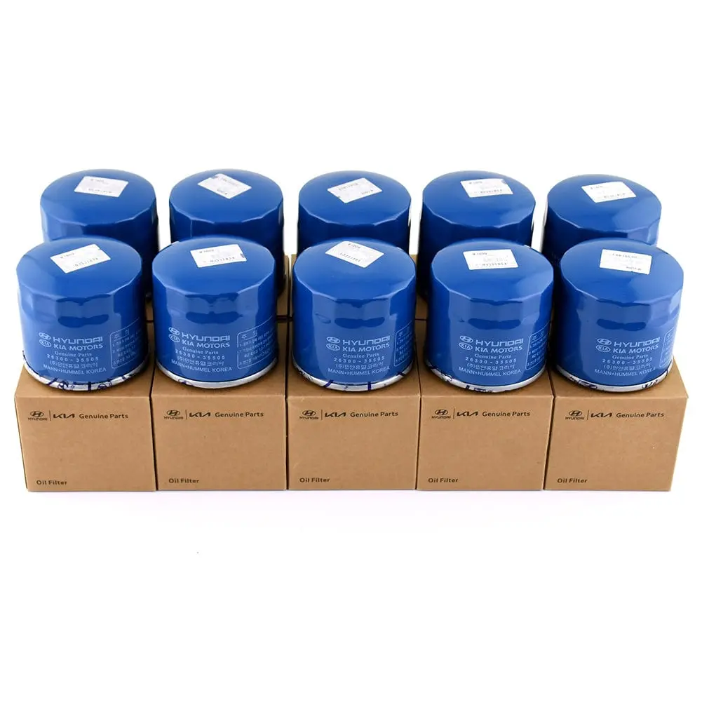 Hyundai Oil Filter 26300-35505 10Pcs 1