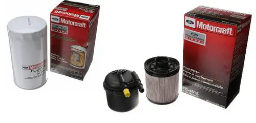 Motorcraft - Ford Oil Fuel Filter Kit Fl2051s Fd4615 1