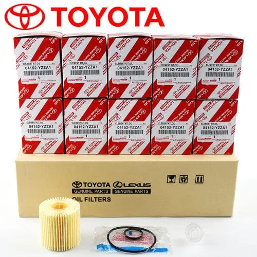 Toyota Engine-Oil Filter 04152-Yzza1 10Pcs 1