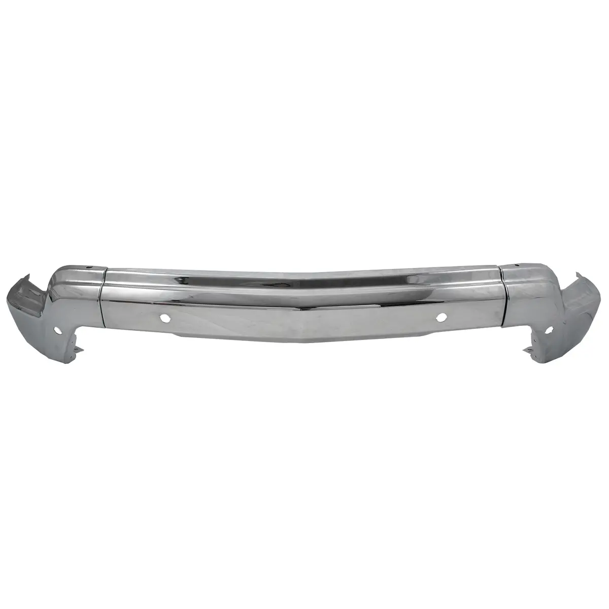 Fit For Chevy Silverado 1500 22-2023 W/Holes Steel Front Bumper Face Bar Chrome 1