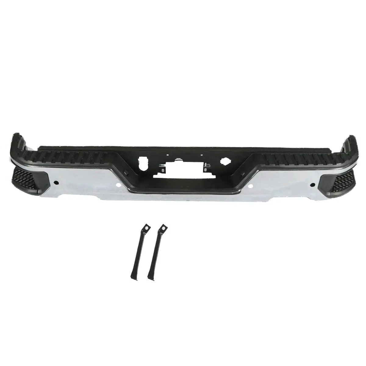 Fit For Chevy Silverado Gmc Sierra 2019-2023 Rear Bumper Assembly W/ Sensor Hole 1
