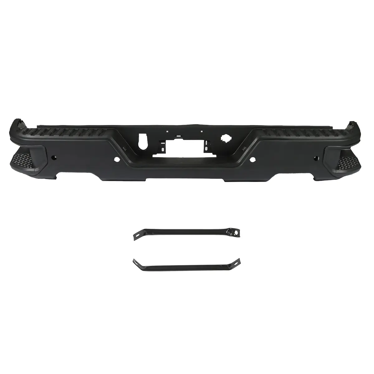 Fit For Chevy Silverado Gmc Sierra 2019-2023 Rear Bumper W/ Park Texture 1