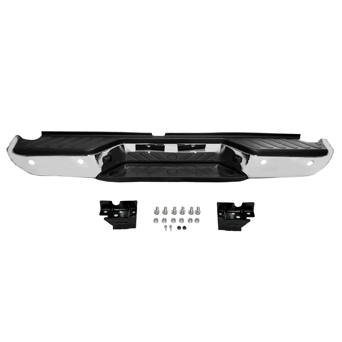 Fit For Nissan Frontier 13-21 Step Pad Rear Step Bumper Assembly W/ Sensor Hole 1
