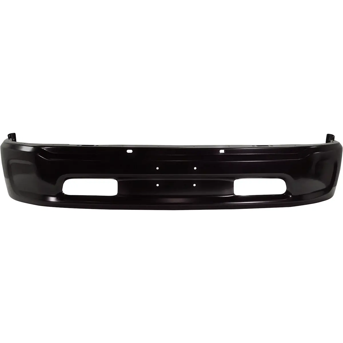 Fit For Ram 1500 2013-2018 Black Front Bumper Cover Face Bar W/ Fog Light Holes 1