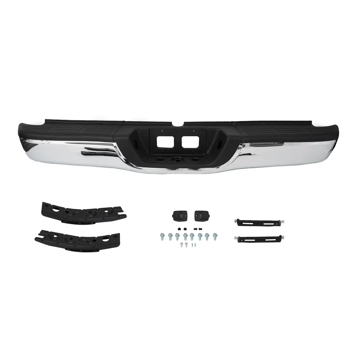 Fit For Toyota Tundra 00-06 Rear Step Bumper Complete Assembly Steel New Chrome 1