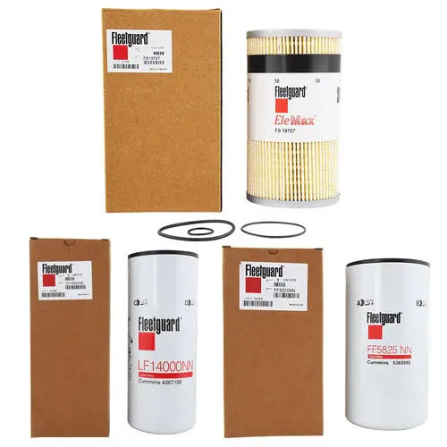 Fleetguard Mk13855 Oil Service Kit | Lf14000nn Ff5776 Fs19727 For Cummins 1