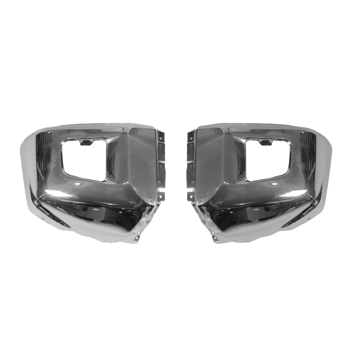 Front Bumper End Set Fit For Toyota Tundra 14-21 Chrome Driver Passenger Side 1