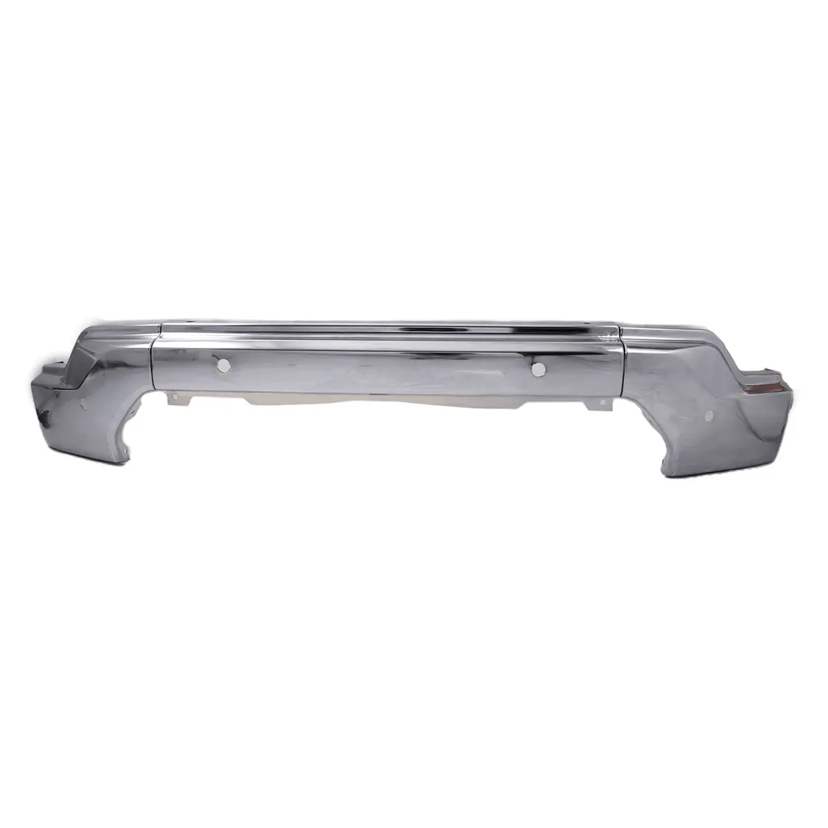 Front Bumper Face Bar Chrome W/Parking Sensor Hole Fit For Gmc Sierra 1500 19-21 1