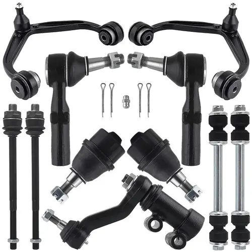 Front Upper Control Arms Tierods Kit For Chevy Silverado Gmc Sierra 2500 3500 Hd 1
