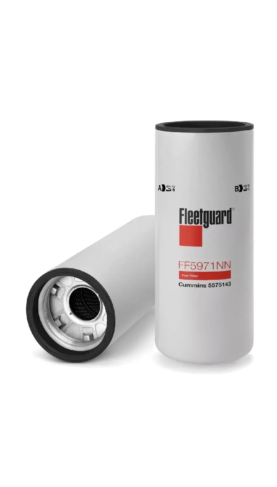 Fleetguard Ff5971nn Fuel Filter Replacement For 5575143 (Pack Of 2) 1