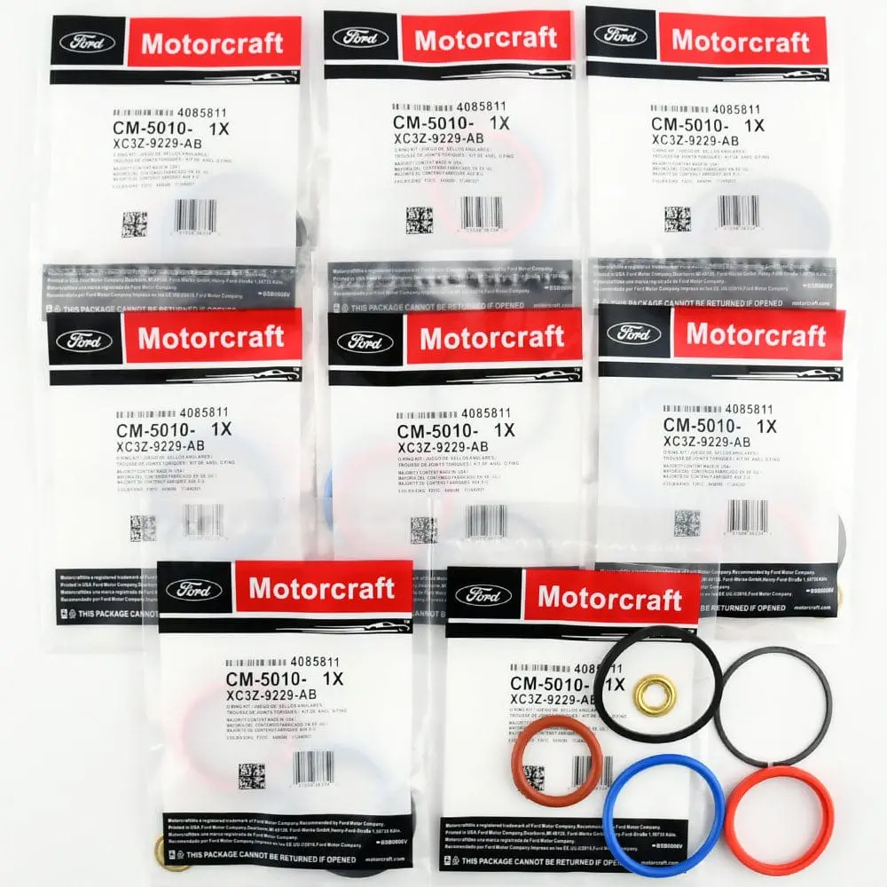 Motorcraft Cm5010 Injector O-Ring Kit Fits Ford F-250 F-350 E-350 450 8Pcs 1