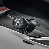 Genuine Acura Valve Stem Cap, Black A-Mark 1
