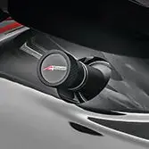 Genuine Acura Valve Stem Cap, Black A-Spec 1