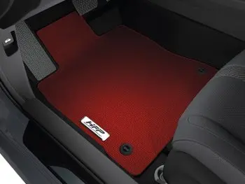 Genuine Honda 2016-2021 Civic Coupe Hfp Red Carpet Floor Mat Set 1