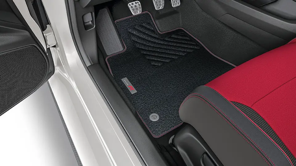 Genuine Honda 2017-2021 Civic Type-R Fk8 Carpet Floor Mat Set (Black) 1
